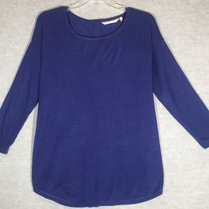 SOFT SURROUNDINGS Buttery Soft Comfy Cozy Long Line Tunic Decorative Back Zipper